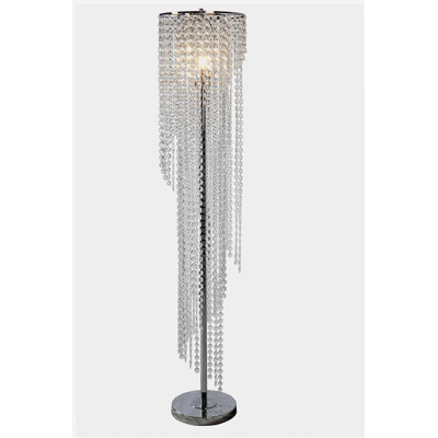 Lampe sur pied en cristal Elegant