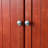 8-door Storage Cabinet With 4 Shelves, Cherry, Enhances Home Options 8 Doors Tall Unit, Cherry, Ideal For Living, Kitchen, Dining Areas