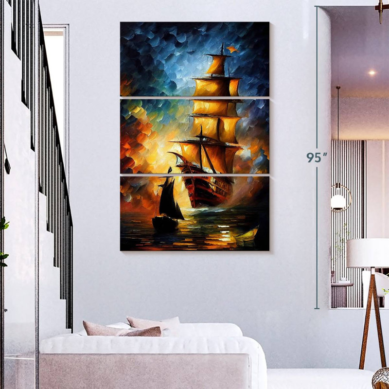 Bateau pirate Aletra, H 74 po x l 48 po