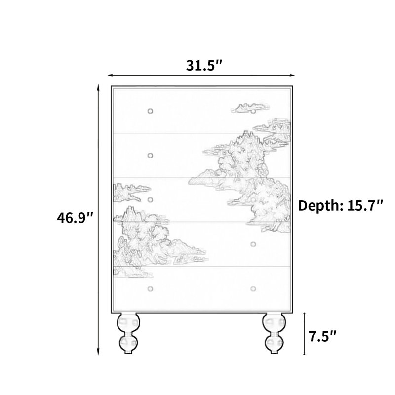 Armoire décorative multifonctionnelle