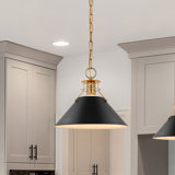 Luminaire suspendu conique à 1 lumière Rodarte