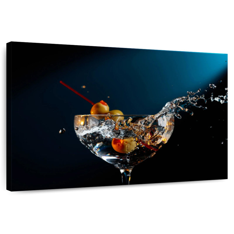 Yarlin Splash Martini, 26" H x 39" W