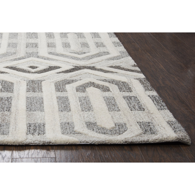 Preusser Wool Geometric Indoor Rug, Runner 2'6" x 8'