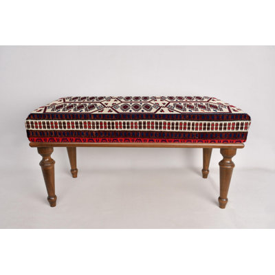 Frontdoor Bench, Bohemian Bench, Ottoman Bench, Upholstered Bench, Turkish Rug Bench, Kilim Bench, Home Decor Bench, Handmade Bench