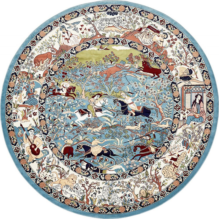 Tapis de style oriental multicolore Ledger