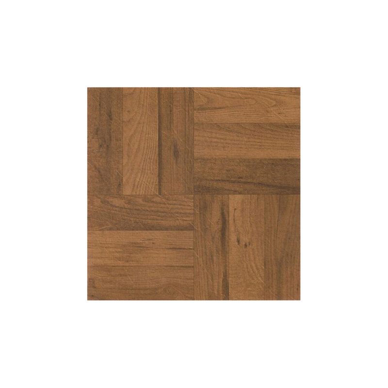 3 Finger Parquet 12" x 12" x 1.2mm Oak Vinyl Tile