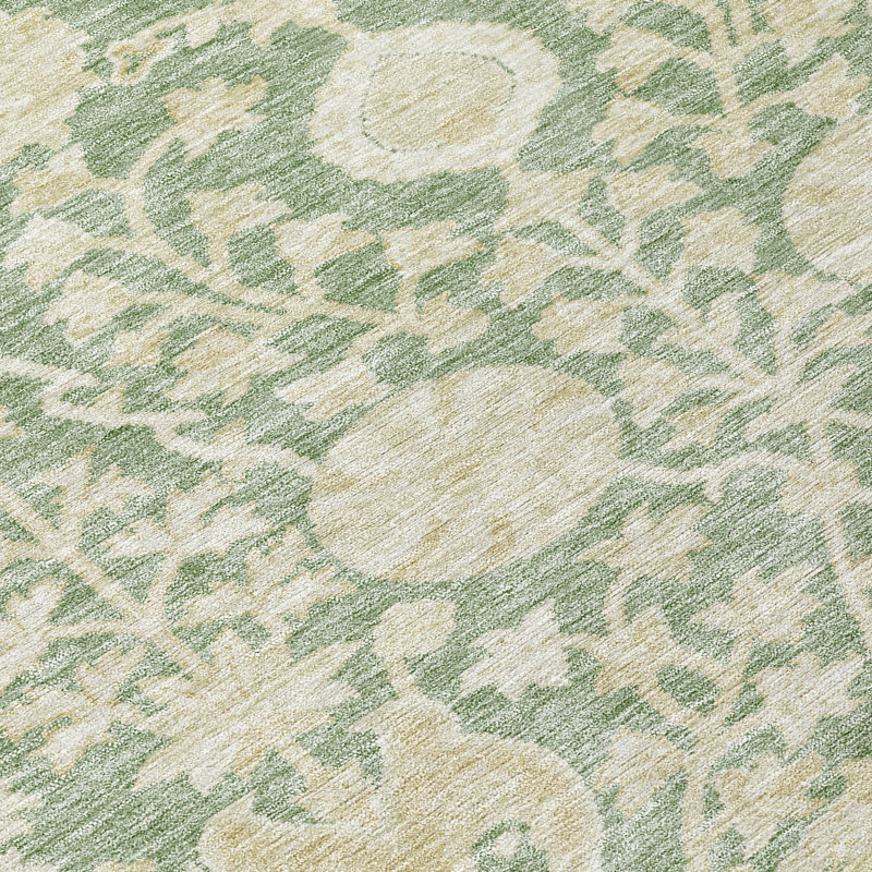 Tapis vert intérieur / extérieur lavable Sonnet , 10 pi x 14 pi