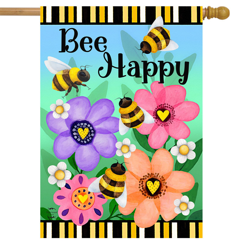Busy Bees House Flag