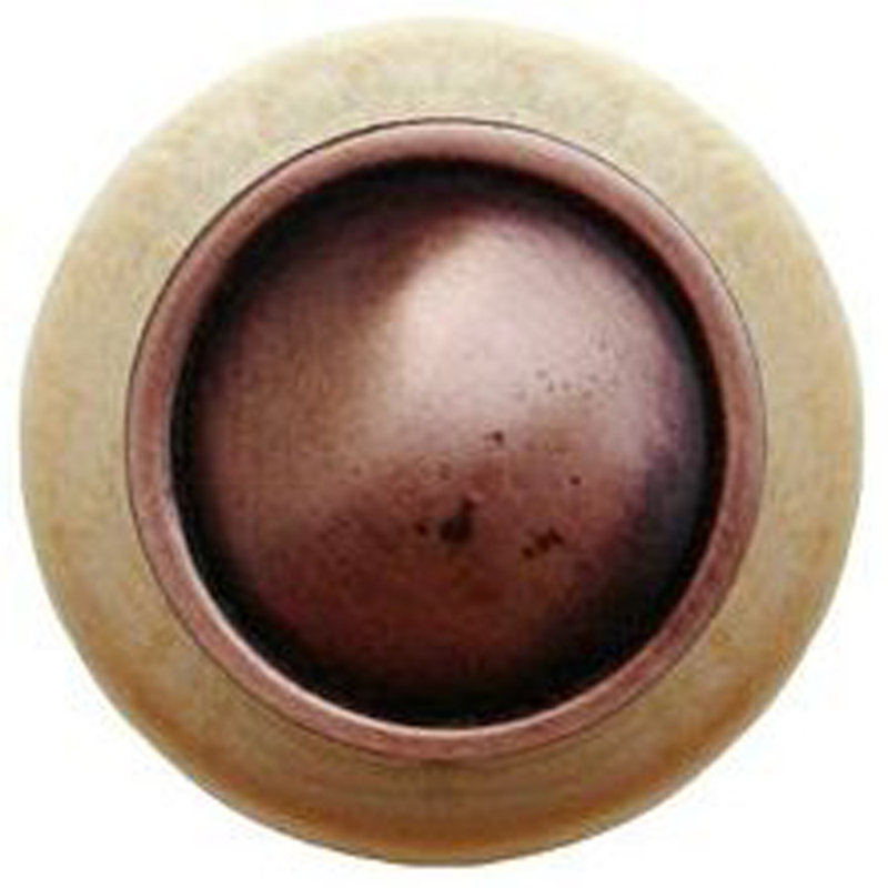Classic Mushroom Knob, Antique Copper
