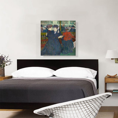 "Moulin rouge" par Henri De Toulouse-Lautrec - reproduction d'art sur toile tendue