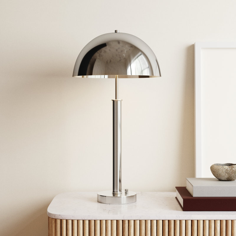 Kinnear Metal Table Lamp, Nickel