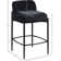 Brixen Upholstered Counter Stool with Metal Frame