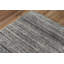 Tapis rayé gris touffeté à la main-2045340169
