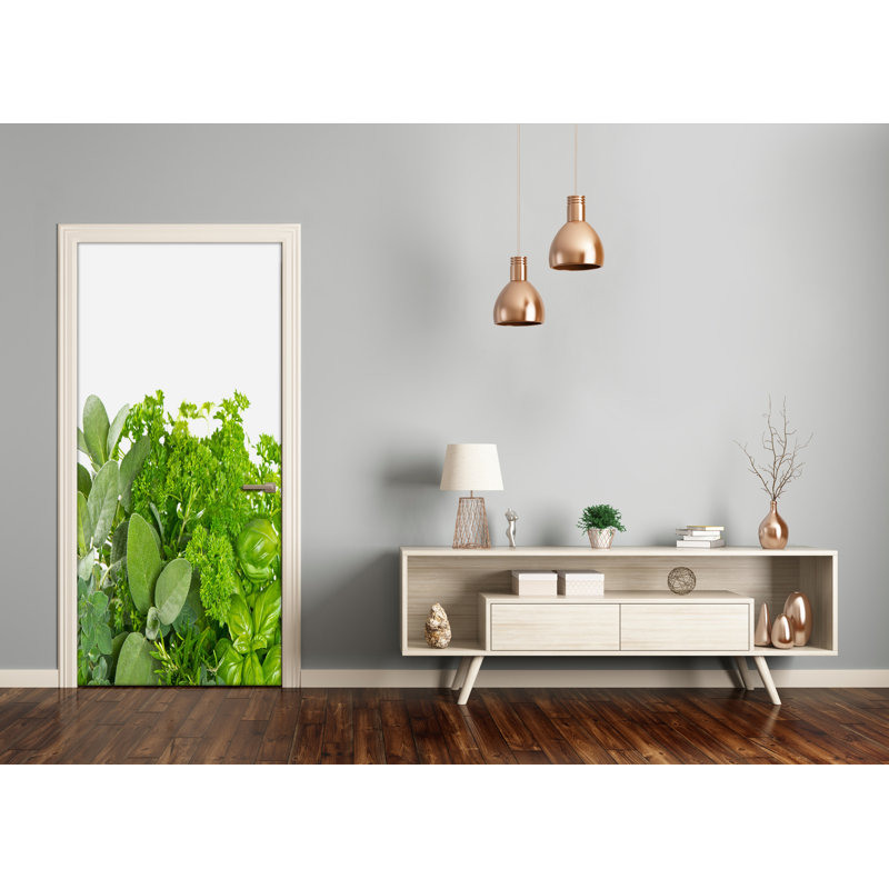Herb Door Decal, 205cm H x 85cm W