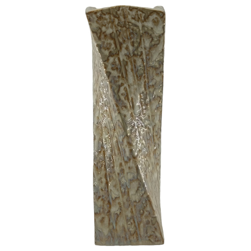 Vase en grès décoratif en céramique avec un design sculpté élégant - Pièce décorative élégante et polyvalente pour un décor moderne et contemporain
