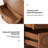 Elfine 28'' W Traditional Curves End Table with Charging Station and Solid Wood Legs and Metal Knobs Adorn-100479558