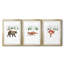Woodland Christmas I - Impression sur mesure encadrée de qualité supérieure - 3 pièces-1109483643-1109483644
