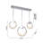 3-Light Dimmable LED Chandelier with Crystal Accents-40319584
