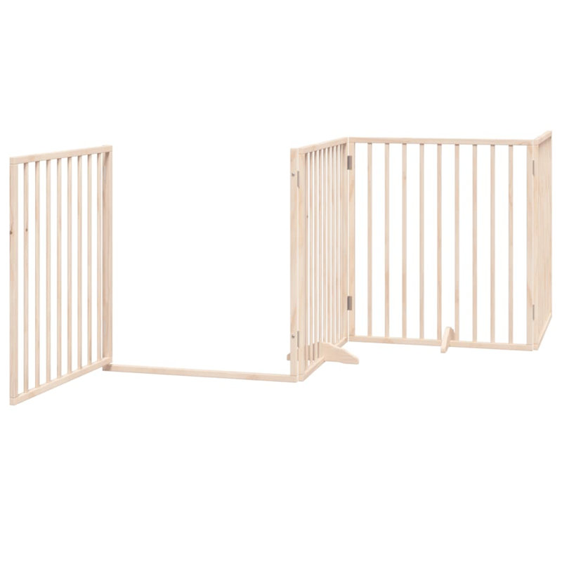 Breah Solid Wood Dog House Door, Beige, 90cm H x 800cm W x 2cm D