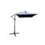 Parasol rectangulaire à DEL pour terrasse 2 x 3 m - protégé contre l'eau, avec base en croix pour évent extérieur pour piscine, abat-jour