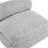 Latina Indoor Foldbable Bean Bag Lounge Chair, Light Gray