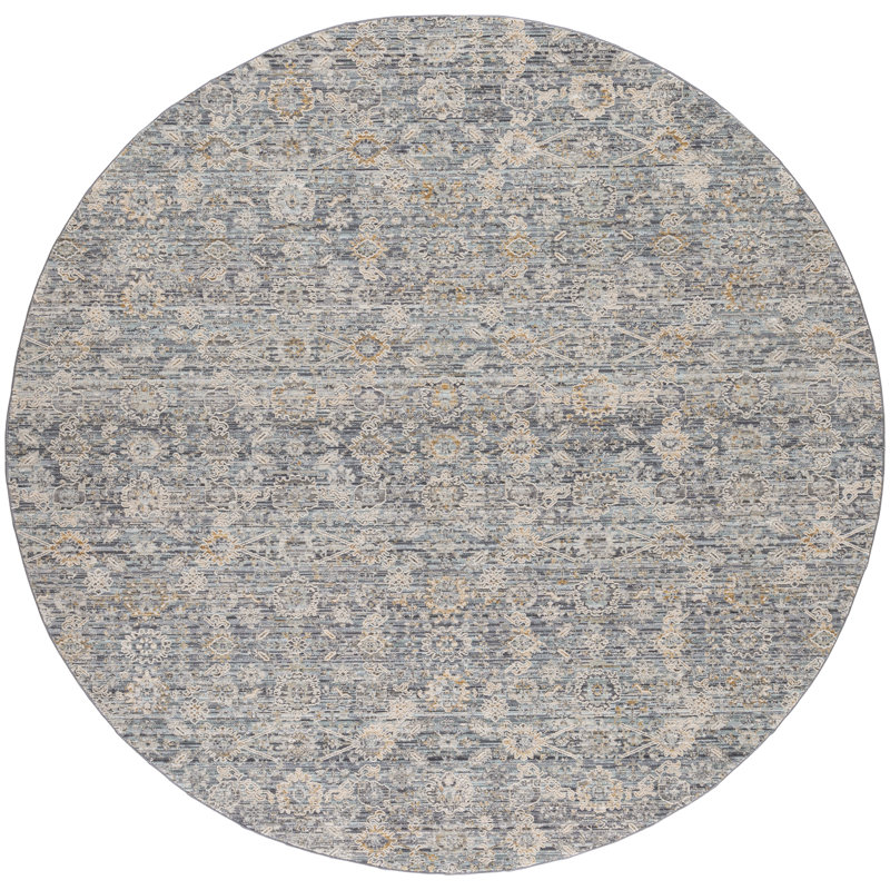 Oriental Indoor Rug, Round 7'10"