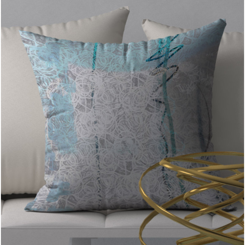 Housse de coussin décoratif carrée Galore Reap, 18 po x 18 po