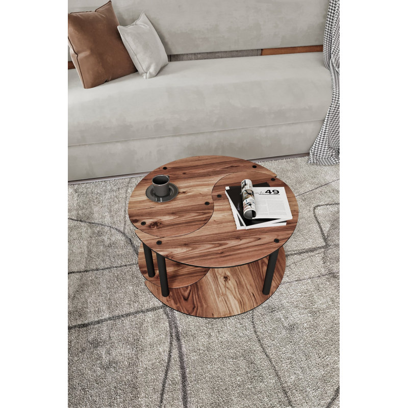 Ensemble de tables basses, Noyer, Noyer