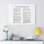 «His Commandments Ecclesiaste», art mural de la Bible, verset de la Bible prêt à être suspendu-91396379