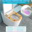 Toilette intelligente avancée avec bidet - ouverture et fermeture automatiques, siège chauffant, lavage à l'eau tiède, sécheuse, affichage à DEL, haute technologie de nuit, chasse d'eau à capteur de pied
