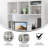 Nahliyah Space-Saving Desktop Bookshelf Storage Organizer with Assorted Cubbies-755042852