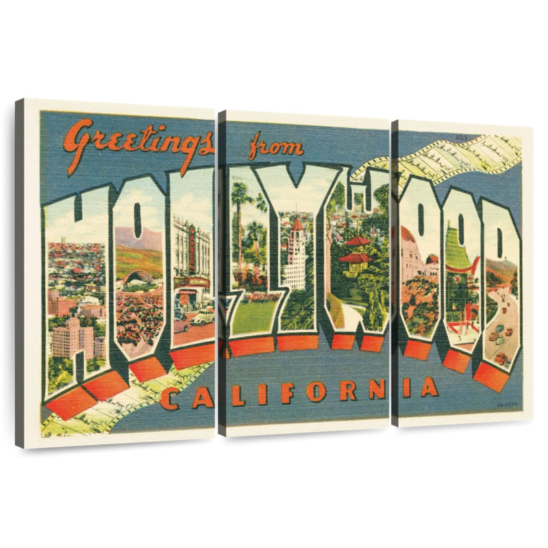 «Sirci Greetings From Hollywood», H 20 po x l 33 po