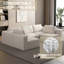 Canapé-lit modulaire modulaire avec méridienne et repose-pieds, convertible pour des combinaisons variées et un confort inégalé dans les espaces de vie-884732479