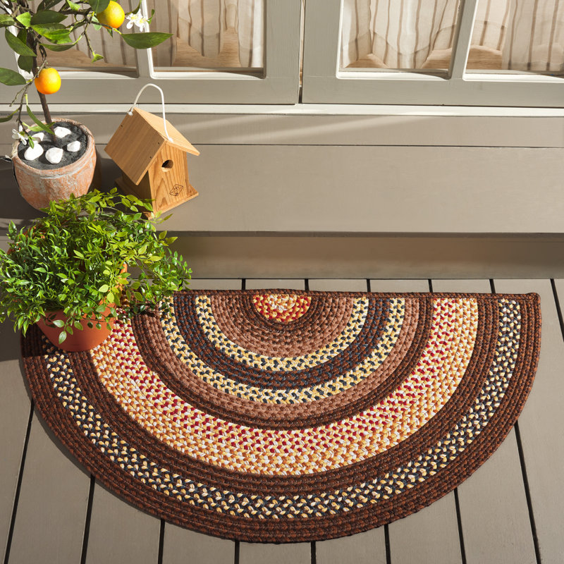 Tapis intérieur / extérieur Ceaira Performance, Demi-cercle 2 pi x 4 pi