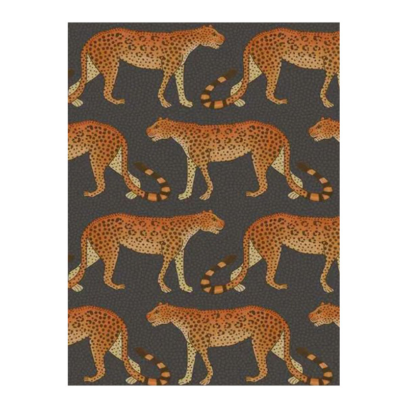 Tapis décoratif moderne à motif léopard lavable à la machine, Sous-tapis rectangulaire 2 pi 4 po x 3 pi 11 po