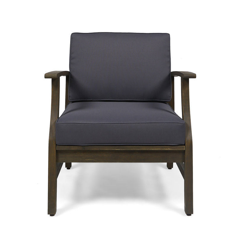 CLUB CHAIR, Dark Brown, Dark Gray