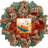 Personalized Fall Leaves Wreath-696803021