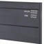 Lit plateforme industriel de style industriel contemporain, aucun sommier requis, fabrication en métal argenté poli