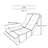 Gray Reclining For Living Room, Folding And Convenient - Linen Ergonomic Recliner Chair Supports Various Positions Metal Frame