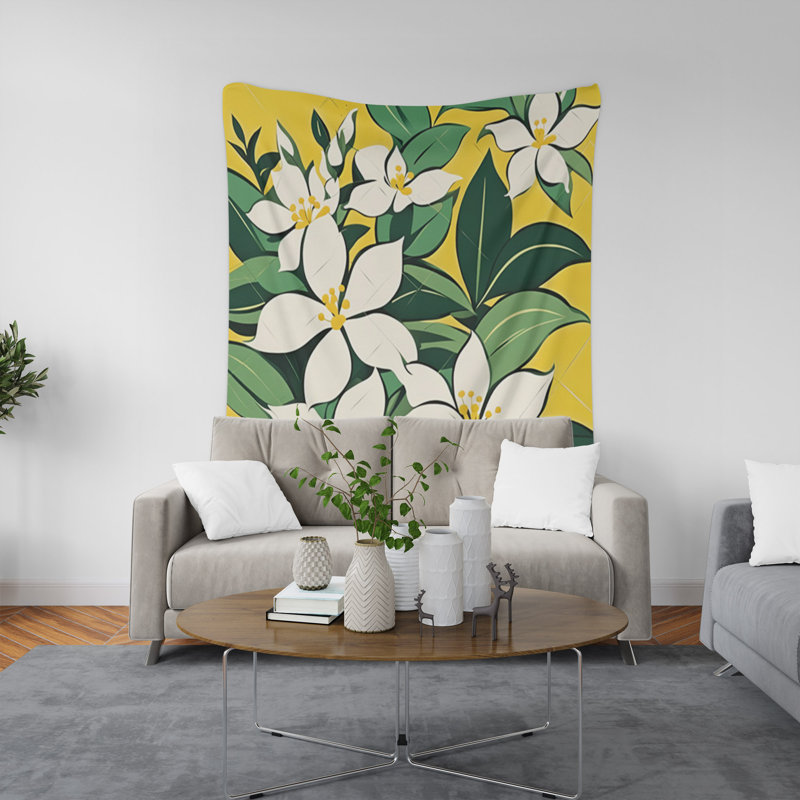 Tapisserie murale, H 80 po x l 68 po x P 0,8 po