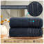 Premium Ribbed Cotton Bathroom Towel Collection, Soft & Plush, Fast Absorbing Hand, Bath Towels & Bath Sheets - 2 Pack-118474326-124328135