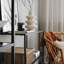 Maraya 100cm Glass Top Console Table-70857566