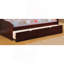 Lit de jour style cerisier avec lit gigogne simple et ensemble de lattes inclus Finition cerisier