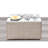 Michael Patio Rectangular Wicker Coffee Table with  Tempered Glass Top-123754580