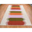 Tapis réversible en laine tissée à la main ivoire 9 pi x 12 pi 7 po Durie Kilim
