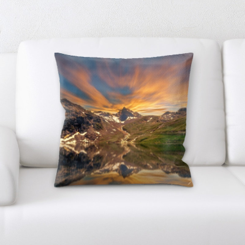 Microsuede Throw Pillow