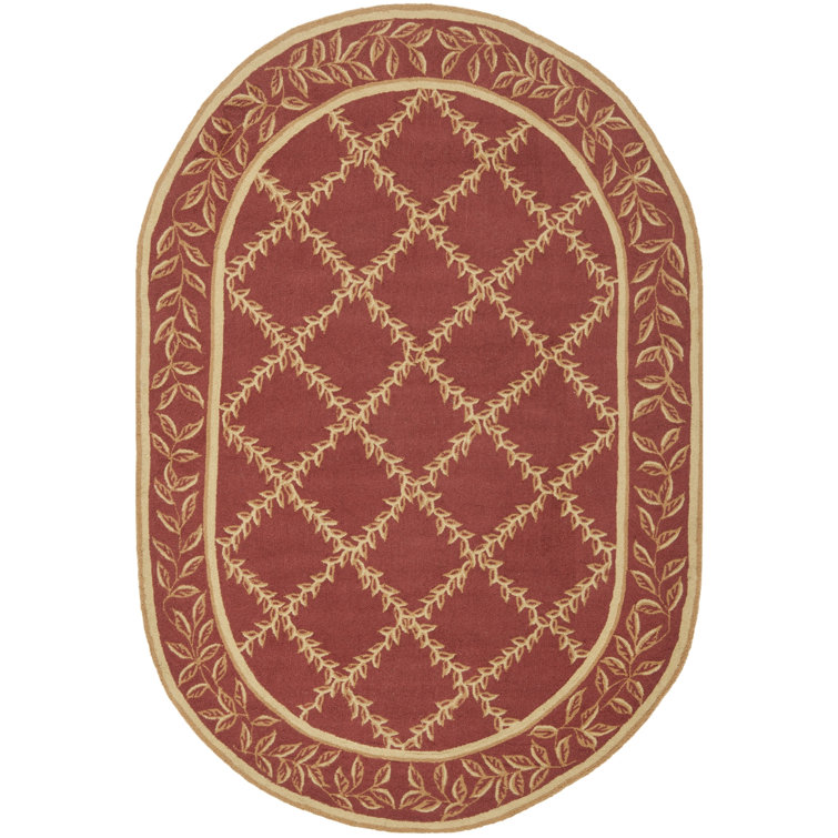 Jonsson Hand Hooked Wool Pile Floral Rug