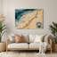 Art mural en métal beige Coastal-540289589