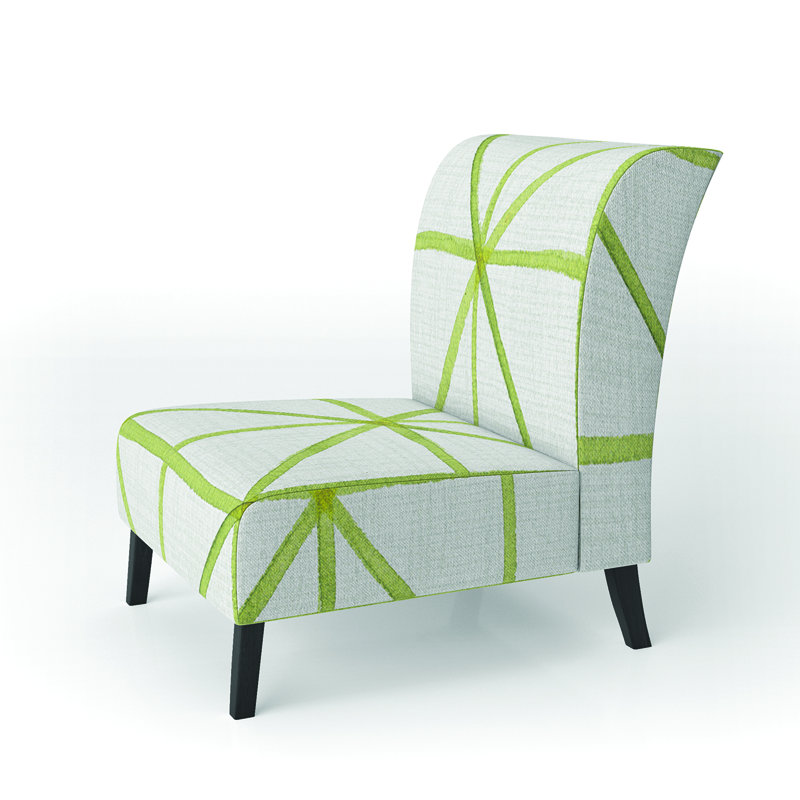 Fauteuil de chambre rembourré Mid-Century