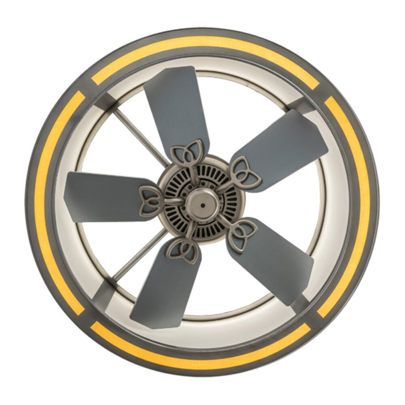 Maplewood LED Downrod Ceiling Fan